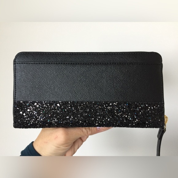 Kate spade glitter wallet / clutch - Picture 3 of 4